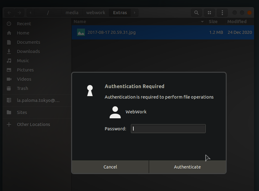 prompt to authenticate host user again