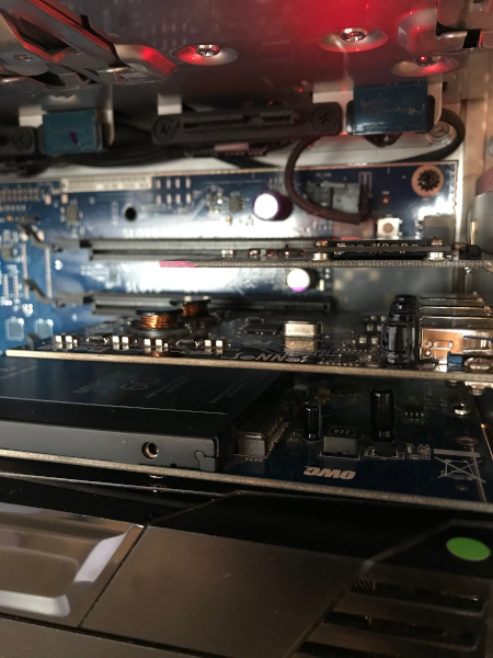 a look at the motherboard of a 2008 Mac Pro