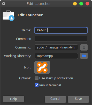 setting up a launcher