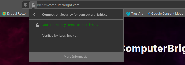 ssl certificate at computerbright.com